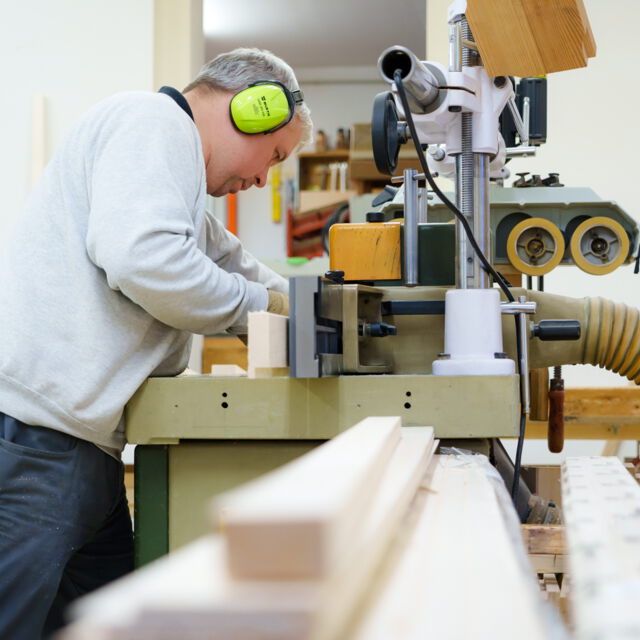 Saunafertigung in der Manufaktur